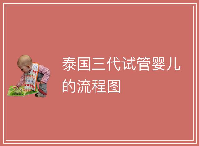 泰國三代試管嬰兒的流程圖